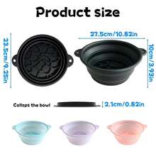 New Silicone Foldable Ice Facial Basin With Built-In Ice Slot, Silicone Ice Bath Bowl For Cold Soak Ice Therapy Face Soaking - Multicolor - View 6