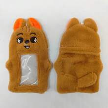 1 Set 8 Pcs SKZOO Adorable Plush Animal Card Holder, Suitable For Holding Your Favorite Cards For Decoration. It Can Be Hung On Your Bag To Make It Convenient To Take Out And Use For Taking Photos. - Multicolor - View 14