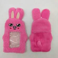 1 Set 8 Pcs SKZOO Adorable Plush Animal Card Holder, Suitable For Holding Your Favorite Cards For Decoration. It Can Be Hung On Your Bag To Make It Convenient To Take Out And Use For Taking Photos. - Multicolor - View 13