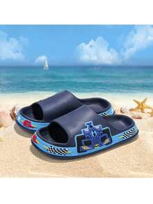 GETAC Kids Flat Sandals - Navy Blue - View 5