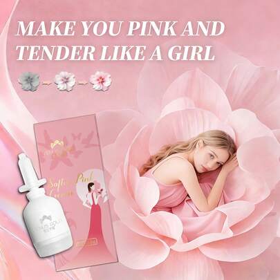Private Area Nipple & Areola Cream, Pink & Brightening, Improves Dullness & Sagging, Firmer & More Hydrated, Suitable For Private Areas, Areola, Knees & Buttocks, Restore Youthful Glow