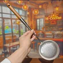 1/4pcs Titanium Chinese Style Cookware Set, Includes Wok, Spatula, Soup Ladle, Skimmer, Suitable For Home, Restaurant, Party And Baking Kitchen Utensils, Christmas Holiday Gift - Multicolor - View 7