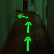1pc Roll (4*100cm) Glow-In-The-Dark Strip Sticker, Luminous Wall Decor For Home, Stairs, Door Frame, Window Frame, Indicator Floor Sticker, Wall Decal, Self-Adhesive Glow-In-The-Dark Stair Waistline Wall Sticker, Fluorescent Light-Absorbing Kickplate Sticker, Home Stair Decor Glowing Sticker, Light-Absorbing Glow-In-The-Dark Stair Decor Sticker, Waterproof Self-Adhesive Stair Kickplate Sticker, Hallway Entrance Warning Glowing Wall Sticker - One Size Fits All - View 2