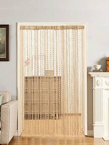 Fashionable All-Season Anti-Fly Anti-Insect Curtain, Tassel Room Divider Screen Decor, Beaded Curtain String Curtain, Glossy String Curtain, Creative Mix & Match, Plush Lantern Ball Curtain, Suitable For Indoor Hanging Decoration, Partition And Wardrobe Curtain - Multicolor - View 11