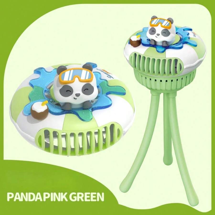 Baby Stroller Cooling Fans - Green - View 1