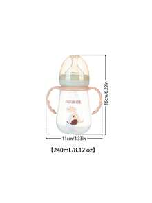 1 buah Botol Susu Bayi Motif Dinosaurus PP dengan Dot Silikon, Anti Jatuh dan Tahan Lama, Cocok untuk Bayi Usia 0-3 Tahun untuk Minum Susu dan Air - MultiWarna - View 13