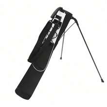 Golf Stand Carry Bag Portable Golf Stand Bag Golf Stand Bag With Shoulder Strap - Black and White - View 5