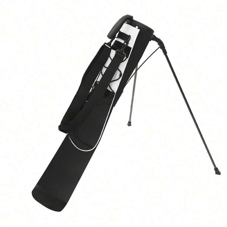 Golf Stand Carry Bag Portable Golf Stand Bag Golf Stand Bag With Shoulder Strap - Black and White - View 5