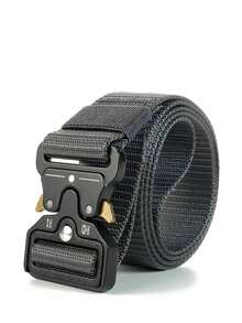 2-In-1 Tactical Belt With Pouch - High-Strength Nylon Material, Adjustable Buckle - Multi-Functional Outdoor/Hiking Survival Gear - Essential For Autumn Adventures And Holiday Camping, Tactical Fashion Accessory - Basic Style - View 7