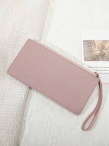 FOREVER MIYIN Card Holder Long Wristlet Wallet For Women, Multiple Colors Portable Mini Purse Bag, Coin Zipper Handheld Handbag Daily Travel Storage - Multicolor - View 6