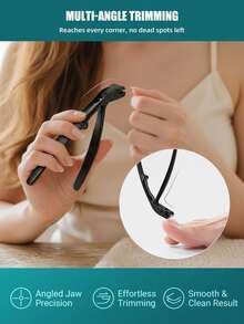 1pc Heavy Duty Stainless Steel Long Handle Toenail Clipper, Large Opening Non-Slip Precise Nail Clipper, Suitable For Thick Nails, Ingrown Nails, Suitable For Elderly, Men And Women, Portable Professional Manicure Tool - Multicolor - View 4