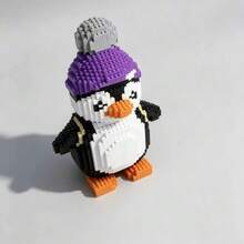 2100pcs Penguin Building Blocks, Stress Relief Handmade Craft, Cute Creative Design, Unique And Novel, Excellent Texture, Home And Office Desk Decoration - Multicolor - View 9