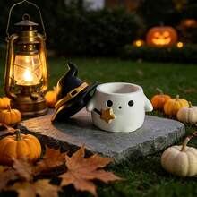 SILIKE LUFEI 2 buah Cetakan Silikon Resin Bentuk Kotak Penyimpanan Hantu Halloween, Cocok untuk Membuat Resin Epoksi, Plester, Lilin, Produk Aromaterapi, Cetakan Silikon untuk Pajangan Dekorasi Rumah - cetakan silikon - View 6