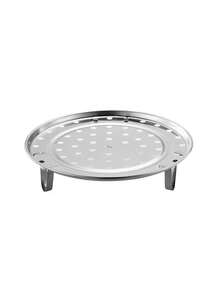 1/4pcs Stainless Steel Steamer Rack - Multi-Hole Design, Detachable With Steamer Feet, Easy To Clean, 4 Sizes Suitable For Home Use - Perfect For Steaming Vegetables And Seafood, Kitchen Essential|Modern Kitchenware|Cookware - Silver - View 10