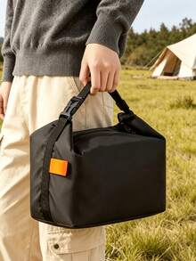 Large Capacity Insulated Cooler Bag - Portable Aluminum Foil Insulation, 2026 New Model, Essential For Outdoor Travel And Camping | Durable Zipper Closure (Non-Food Contact) - Multicolor - View 6