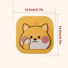 1/3pcs Cartoon Silicone Bathroom Floor Drain Deodorizing Pad, Kitchen Sink Filter Strainer, Anti-Clogging Anti-Odor Drain Pad - Multicolor - View 2