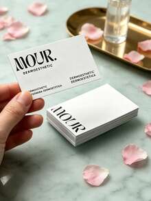 100/200/500 Double-Sided Custom Business Cards: You Can Choose Laminated Or Non-Laminated Cards, Just Upload Your Design To Make Your Cards, Suitable For Personalized Business Cards For Companies Or Individuals - Multicolor - View 10