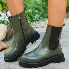 Bốt xỏ chân size lớn - màu xanh lá - Xem 9