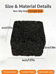 Callus Ball For Hand Strength Training - Anti-Sweat Grip Device Suitable For Gym, Climbing, Weightlifting | Callus Building Tool For Tough Hands, Grip Endurance & Conditioning Accessory For Athletes, Climbing & Fitness - Regular Model - View 6
