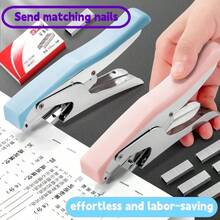 Effortless Handheld Stapler For Takeout Packaging And Bag Sealing, Large Size Office And Student Binding Supplies For Home And Office - Stapler Set - View 8