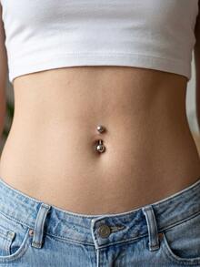 4pcs Small Belly Button Rings 14G 316L Steel Belly Piercing For Women Navel Rings Hypoallergenic Eyebrow Lip Daith Rook Piercing Jewelry 8-18MM - Small Belly Piercing Ring - View 5