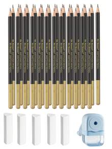 2B Pencil, Art Beginner Mixed Set: Professional Drawing, Hand-Drawn Sketching And Pencils - 2B - View 9