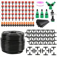 164FT Drip Irrigation Kit Automatic Garden Irrigation System Misting Plant Watering Drip Kit Garden Greenhouse Flower Bed Patio Lawn - Drip Irrigation Kit - View 9
