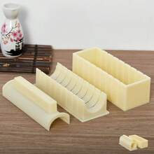 Juego para hacer sushi, incluye rodillo de sushi, set de plástico premium, kit de herramientas para sushi, molde para enrollar sushi, herramientas DIY para hacer rollos de sushi (adecuado para uso doméstico principiante), útiles escolares - Multicolor - Ver 19