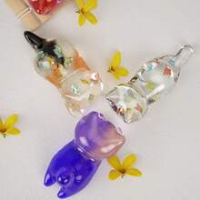 SILIKE LUFEI Cetakan Silikon Ornamen Plaster Gantungan Kunci Kucing Lucu 3D Resin Epoksi DIY 1 buah - Cetakan kucing - View 7