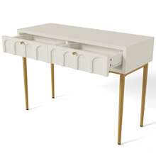 White Vanity Table - Bedroom Sideboard - White - View 5