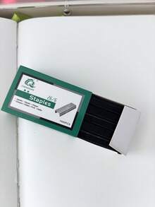 1 Set/1000pcs Colorful Staples, Universal Office Supplies Staples, Document Staples, Book Staples, Staple Consumables, Office Supplies Accessories - Multicolor - View 14