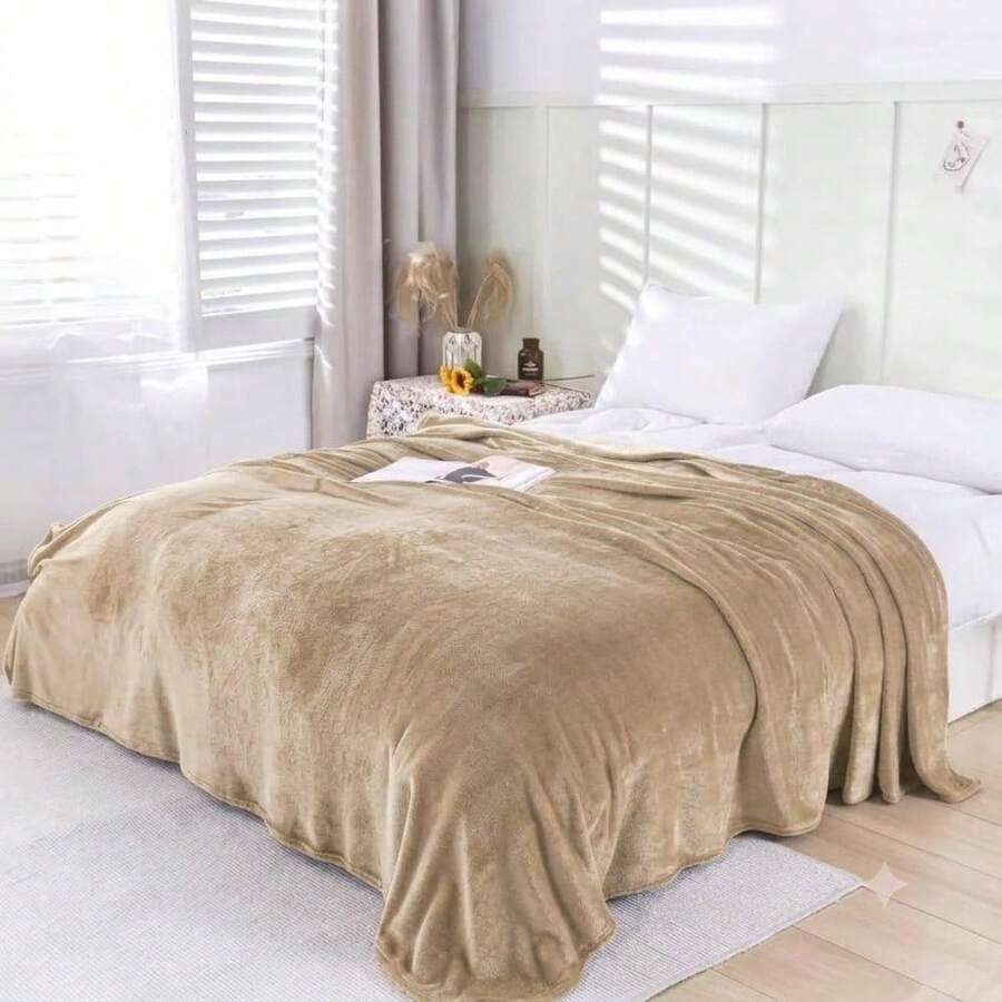 Bed Blankets & Towel Blankets - Khaki - View 1