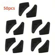 50PCS Silicone Eyeglass Ear Hooks Anti-Slip Temple Grips Glasses Retainers For Sports Running Cycling Gym Eyewear Accessories - Black - View 1
