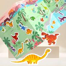 Reusable DIY Sticker Book, Multi-Scene Multi-Theme Bubble Stickers, Portable Quiet Busy Sticker Book, Children's Sticker Toy Gift - Multicolor - View 9