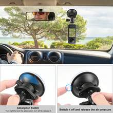 PULUZ 1/4 Inch Magic Arm Suction Cup Mount (Black) - View 6