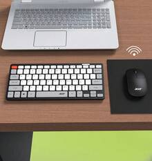 Acer 2.4G Dual-Mode Wireless Keyboard And Mouse Combo, Type-C Rechargeable, Digital Display, Silent Chocolate Keyboard, Adjustable DPI Mouse, Multi-Device Switching, Universal For Desktop, Laptop, And Tablet - View 4