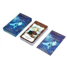 Spanish Tarot Cards Angel Oracle Deck Spanish Spiritual Card Set Divine Guidance Angelic Messages Inspirational Pocket-Sized - Light Grey - View 5