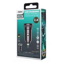 Cargador de coche USB dual REMAX RCC236 con cable de datos 3 en 1 de 2.4A para Apple/Micro USB/Tipo C, carga rápida - Unitalla - Ver 8