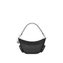 Michael Kors Merritt 印花女款單肩斜挎手提包 35S6S0WC1B 黑色 - 黑色35S6S0WC1B BLACK - 查看 5