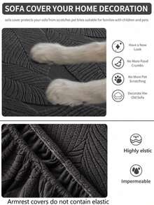1 Stück einfarbiger Fleece-Sofakissenbezug, weicher Plüsch-Sofakissenbezug, elastisch und bequem, geeignet für alle Jahreszeiten, warm, minimalistischer Stil, rutschfest und fleckenabweisend, elastisch, maschinenwaschbar, geeignet für Rückenlehnenbezug/1/2/3/4/L-förmiges Sofa, mit Armlehnen und Rückenlehne, Wohnzimmer, Schlafzimmer, Arbeitszimmer (Kissenbezug nicht enthalten) - Verschiedenfarbig - Übersicht 8