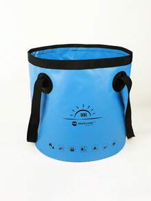 Cubo de agua plegable, cubo de camping portátil, cubo plegable para lavar el coche, cubo de agua para pesca, equipo de viaje al aire libre - Multicolor - Ver 15