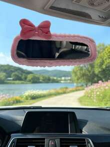 1PC Bow Rearview Mirror Cover Car Rearview Mirror Protective Cover Exquisite Cute Bow Protective Cover - Rearview Mirror Cover - View 7