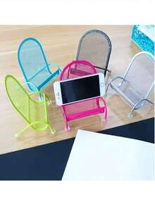 Chair-Shaped Creative Phone Stand, Weighted Non-Slip Stable Base, Cute Slouchy Person Universal Phone Holder, Suitable For Bedside And Desk, All-Season Multi-Function Phone Cradle - Multicolor - View 7