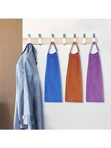 African Mesh Long Back Exfoliating Bath Towel Double Sided Gentle Rough Skin Scrubber Hanging Strap Shower Loofah For Daily Use - Multicolor - View 6