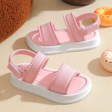 Girls' Fashionable Sunny Sandals Suitable For Daily Outings - Pink - View 3