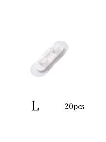 5/15/20pcs No-Drill Cable Clips, Socket Cable Network Cable Data Cable Fixing Clips, Self-Adhesive Network Cable Organizer, Cable Clips, No-Nail Organizer - Clear - View 17