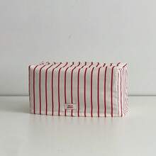 Korean Style Printed Striped Fabric Wet Wipes Storage Bag, Living Room And Kitchen Wet Wipes Bag, Large Capacity Tissue Storage Organizer - Wet Wipes Pack - View 18
