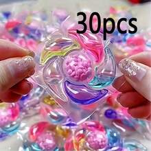 100pcs 6-In-1 Laundry Capsules, Concentrated Liquid Detergent, Fragrant Laundry Detergent, Strong Stain Removal And Color Protection, Long-Lasting Fragrance, Removes Stubborn Stains, Antibacterial And Odor Neutralizing, Suitable For School, Home, Travel - Liquid - View 12