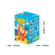 Miniso YOYO Cute Tilted Head S2 Series Icon Box Figure Blind Box, Solid PVC Craft,Desktop Display Ornament,Lovely Character Model, IP Collectible Ornament For Fans, Recommended For Ages 14 And Above(1 PC Random Delivery) - Multicolor - View 9
