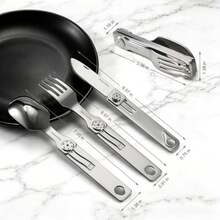 ROXON C1 cuchillo y cuchara desmontables para camping, aptos para acampar y hacer excursiones al aire libre - Pago - Ver 5